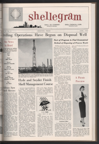 Shellegram, Vol. 22, No. 6, June 1957