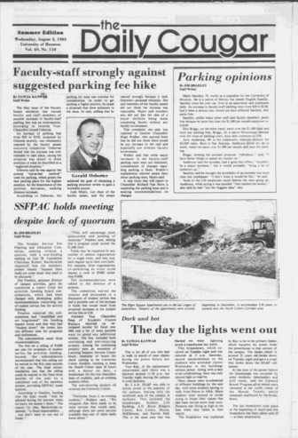 The Daily Cougar. Vol. 49, No. [120], August 3, 1983.