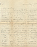 Letter from Mary Jones to Cromwell Anson Jones, 1879 February 14