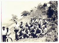 Otto Schwarz and other crew members