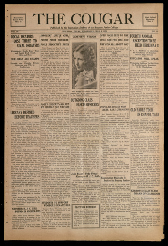 The Cougar, Vol. 4, No. 11, May 6, 1931