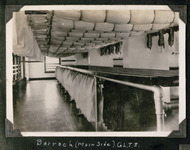 Inside barracks of Great Lakes Training Station
