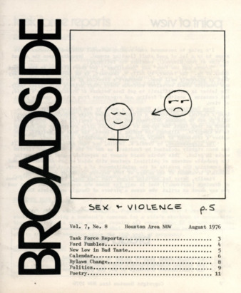 Broadside, Vol. 7, No. 8, August 1976