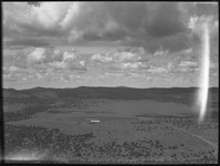 Aerial view of mountain range