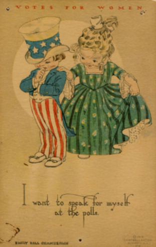 Votes For Women, I want to speak for myself at the polls