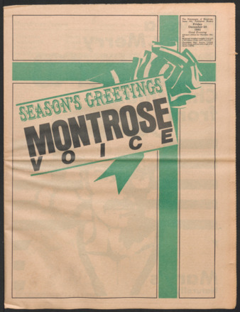 Montrose Voice, No. 61, December 25, 1981