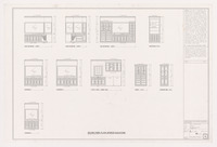Job 96-10, 1507 Nantucket Drive, Sheet 14: Second and third floor interior elevations