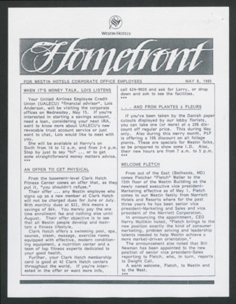 Homefront, May 8, 1985