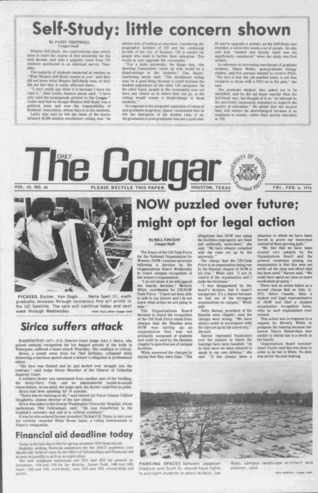 The Daily Cougar. Vol. 42, No. 66, February 6, 1976.