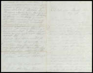 Letter from William Edgerton to [John Edgerton], regarding his education
