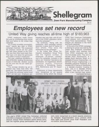 Shellegram, [Vol. 52], No. 11, [1987]