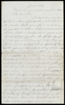 Letter from William Edgerton to Dorothy Edgerton, regarding his thoughts on being a soldier