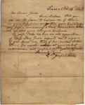 Letter from Joseph E. Field to Mary Jones, 1858 November 14