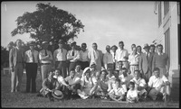 Group photo of men and boys of different ages