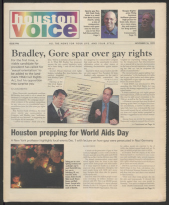 Houston Voice, No. 996, November 26, 1999