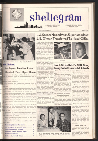 Shellegram, Vol. 20, No. 3, March 1955