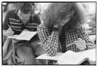 Students working on assignments