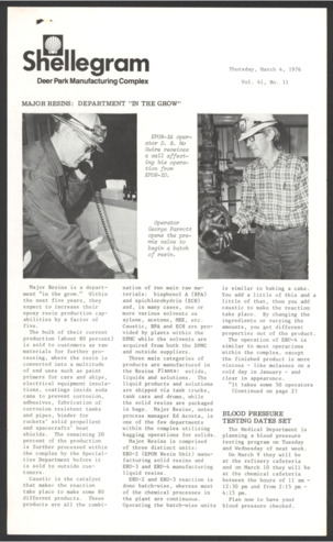 Shellegram, Vol. 41, No. 11, March 4, 1976