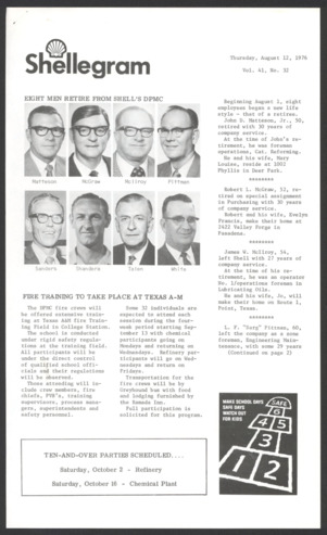 Shellegram, Vol. 41, No. 32, August 12, 1976