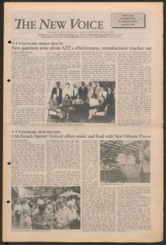 The New Voice, No. 650, April 9-15, 1993