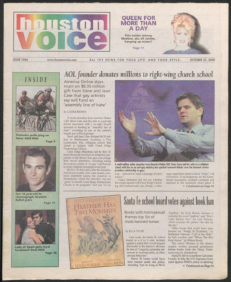 Houston Voice, No. 1044, October 27, 2000
