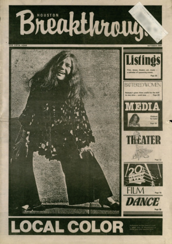 Houston Breakthrough, October 1980
