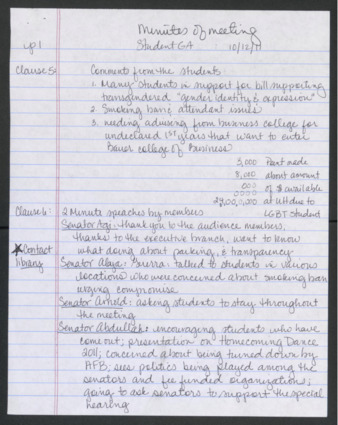 Order of Business [Minutes], Meeting of the 48th Administration, October 12, 2011