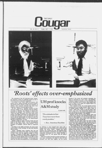 The Daily Cougar. Vol. 45, No. 9, September 7, 1978.