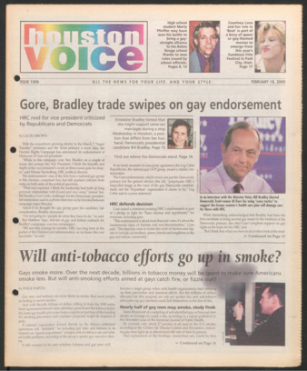 Houston Voice, No. 1008, February 18, 2000