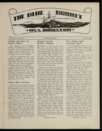 The Blue Bonnet, Vol. 4, No. 25, June 19, 1937
