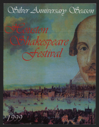 Houston Shakespeare Festival, 1999, Twenty-fifth Anniversary Season program
