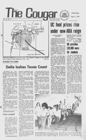 The Daily Cougar. Vol. 40, No. 2, September 5, 1973.