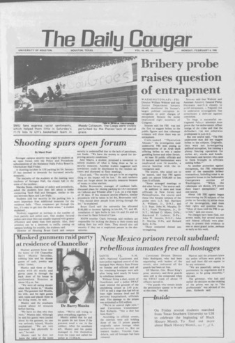 The Daily Cougar. Vol. 46, No. [83], February 4, 1980.