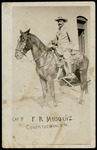 F. R. Musquiz on a horse