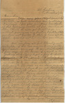 Letter from Mary Jones to Cromwell Anson Jones, 1871 March 4