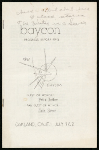 Baycon Progress Report, No. 2