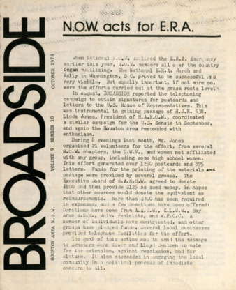 Broadside, Vol. 9, No. 10, October 1978