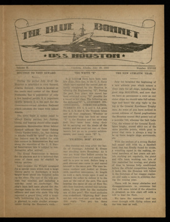 The Blue Bonnet, Vol. 2, No. 28, July 20, 1935