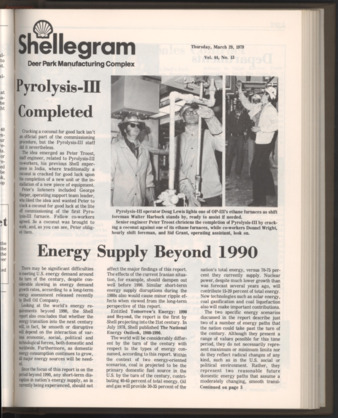 Shellegram, Vol. 44, No. 13, March 29, 1979