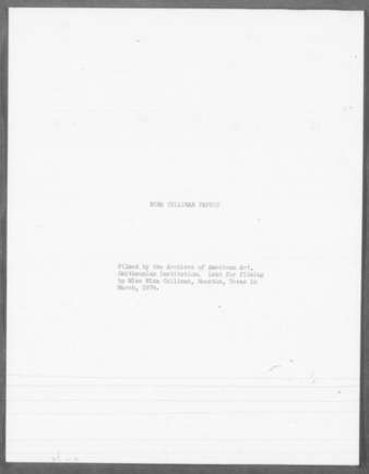 Nina J. Cullinan newspaper clippings, 1965