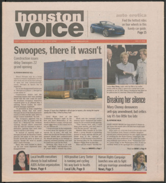 Houston Voice, May 19, 2006
