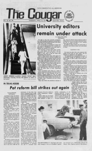 The Daily Cougar. Vol. 39, No. 106, April 26, 1973.