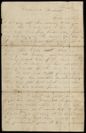 Letter from Martin L. Calk to W. E. Calk, regarding his current location