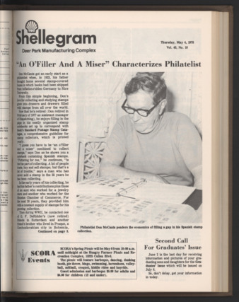 Shellegram, Vol. 43, No. 18, May 4, 1978