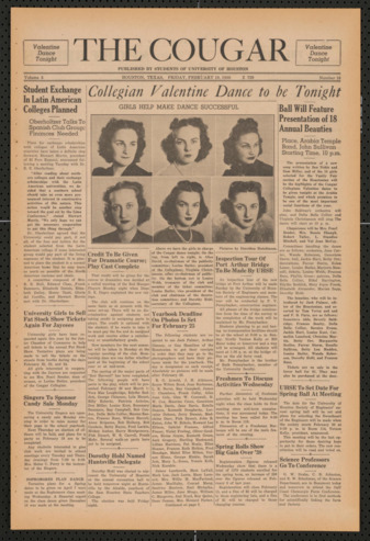 The Cougar, Vol. 5, No. 16, February 10, 1939
