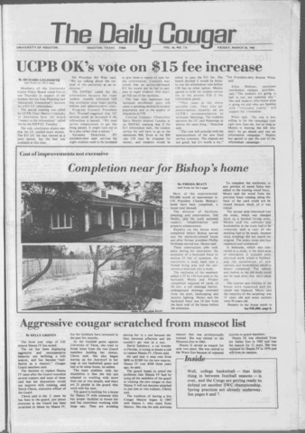 The Daily Cougar. Vol. 46, No. [116], March 28, 1980.