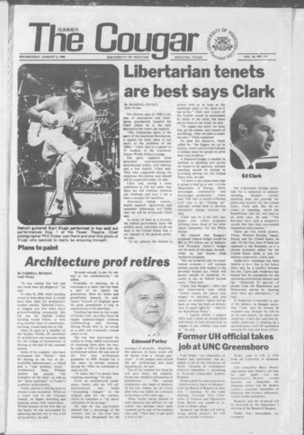 The Summer Cougar. Vol. 46, No. 144, August 6, 1980.