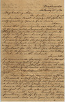 Letter from Mary Jones to Cromwell Anson Jones, 1870 August 13