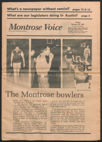 Montrose Voice, No. 14, January 30, 1981