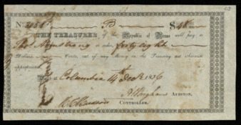 Pay certificate for Thomas Armstrong